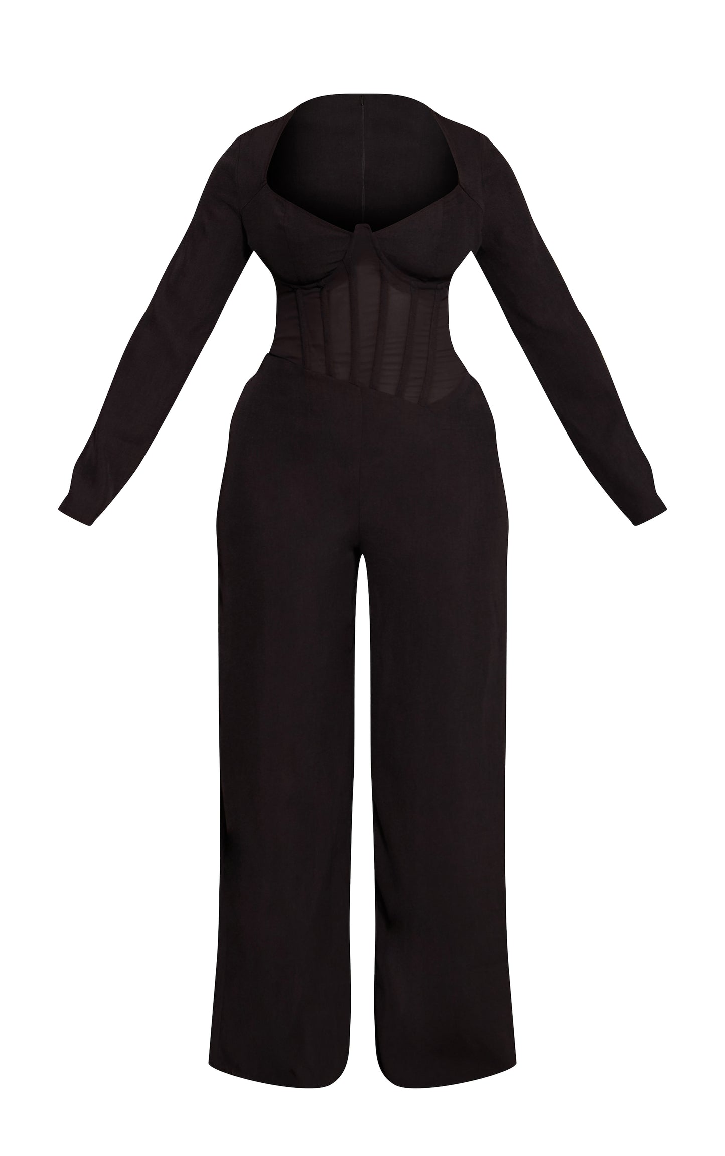https://cdn-img.prettylittlething.com/9/f/5/b/9f5b06deb6293995b99f58351c761569bd8b2339_CNO4684_5_shape_black_tailored_woven_corset_jumpsuit.jpg